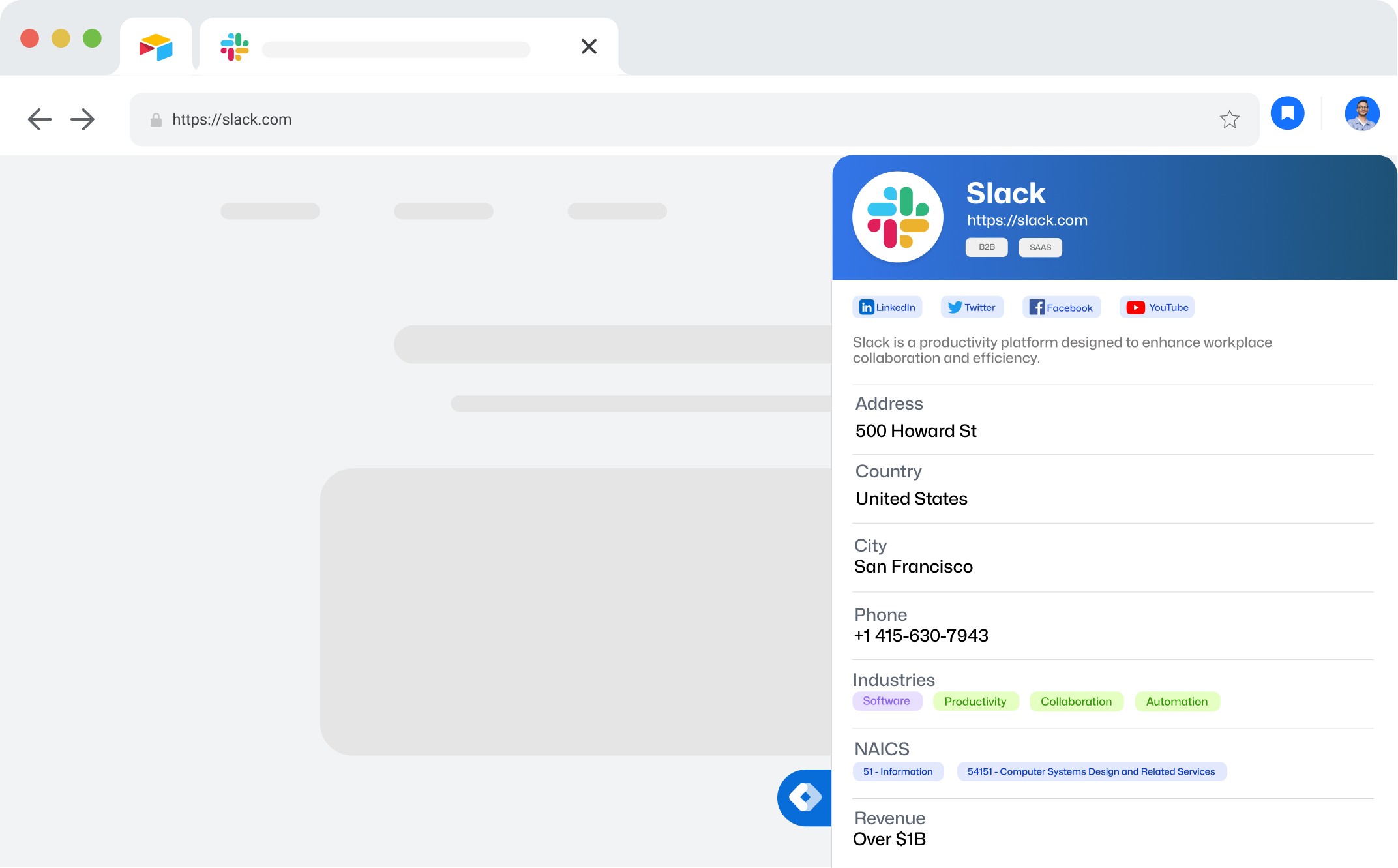 CompanyEnrich Chrome Extension